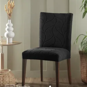 Capa de Cadeira Veludo Folhagem 40X60 cm Jolitex