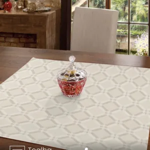 Centro de Mesa Genebra Iasmim 78X78 cm Döhler