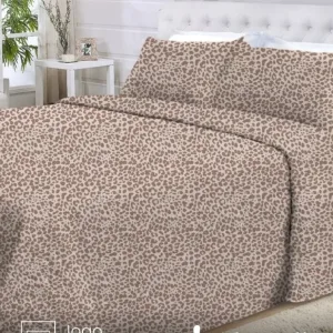 Colcha Cobre Leito Casal 3 Peças Texhome Estampada