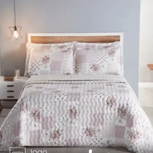 Colcha Cobre Leito Queen 3 Peças Texhome Estampada
