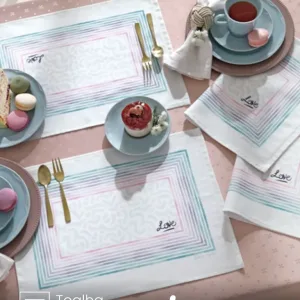 Jogo Americano Döhler 4 peças Renova Love 45X31 cm