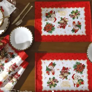 Lugar Americano Athenas Natal 111 medidas 45X31cm Döhler