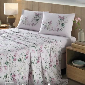 Jogo de Cama Casal 4 peças Döhler Clara