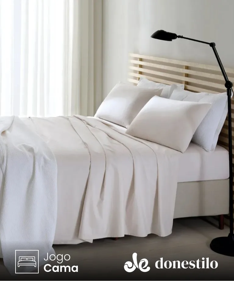 Jogo de Cama Casal 4 peças Döhler Priori Unicolor