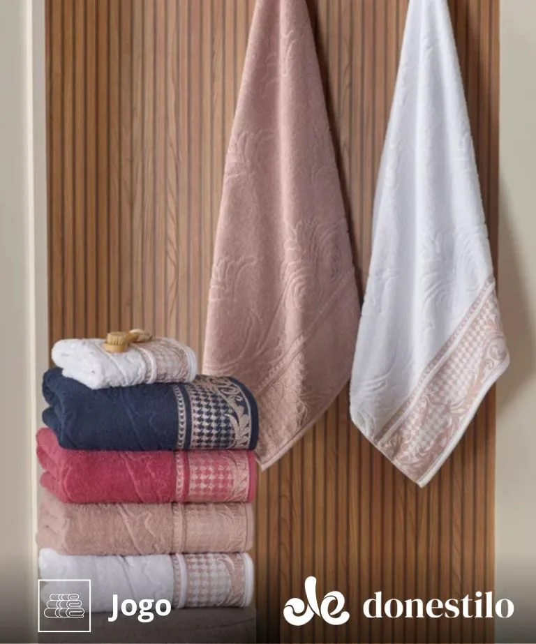 Jogo de Toalhas Atlântica 5 peças Imperial Romance