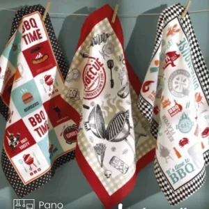 Pano de Copa Döhler Prata Barbecue 45X65 cm