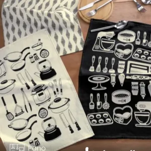 Pano de Copa Prata Menu 45X65 cm Döhler