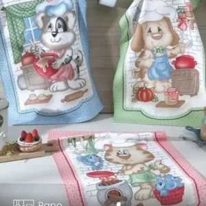 Pano de Copa Prata Chef Pets 45X65 cm Döhler