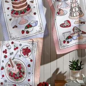 Pano de Copa Prata Doçura 45X65 cm Döhler