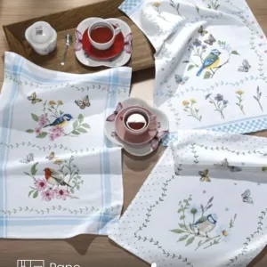 Pano de Copa Prata Jardim 45X65 cm Döhler