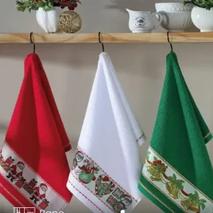 Pano de Prato Vida II Natal 45X70 cm Döhler