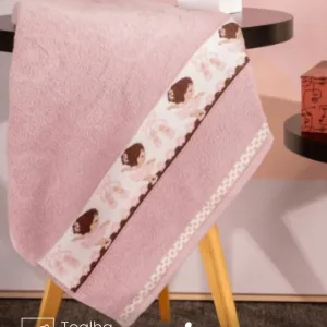 Toalha de Banho Cavhome Kids Bailarina 70X120 cm