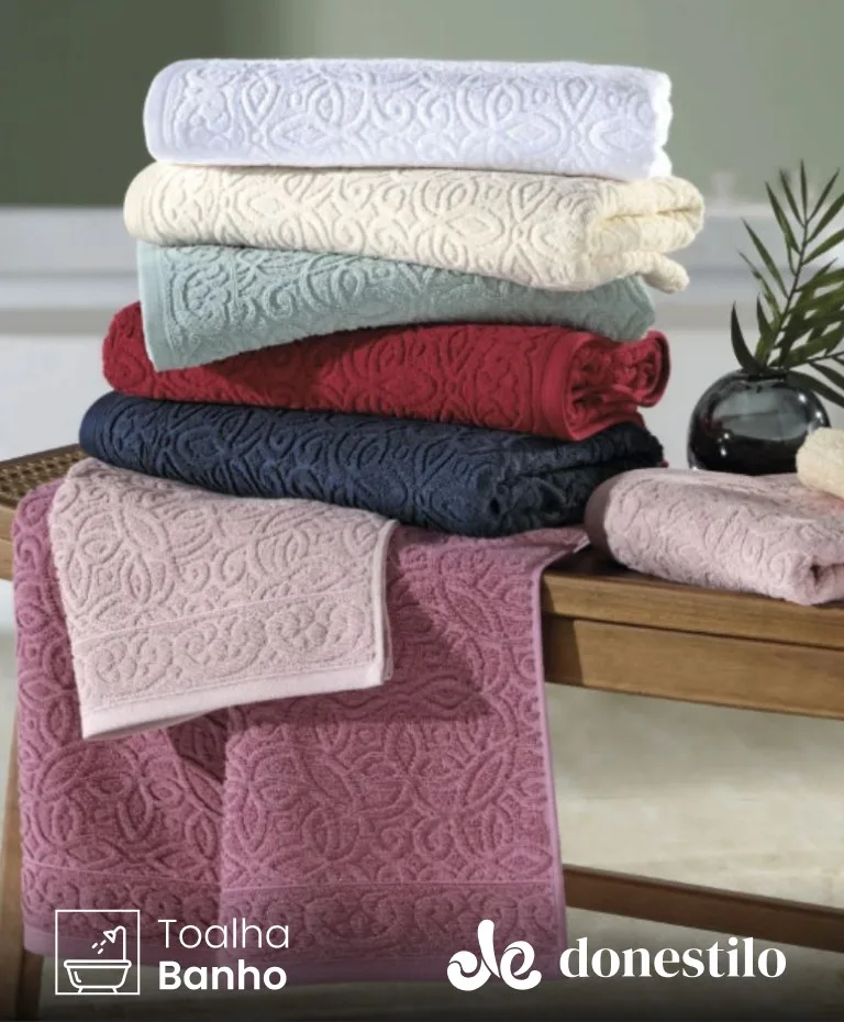 Toalha de Banho Döhler Provença 70X140 cm