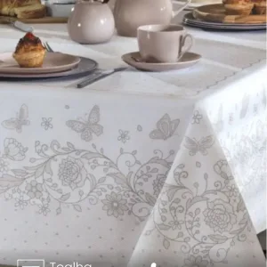 Toalha de Mesa Quadrada 6 a 8 lugares Renova Aurora 1,80X1,80 m Döhler