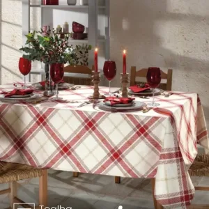 Toalha de Mesa Quadrada 4 lugares Celebra Natal 99 medidas 1,60X1,60 m Döhler
