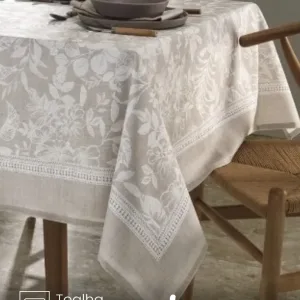 Toalha de Mesa Quadrada 6 a 8 lugares Renova Alana 1,80X1,80 m Döhler