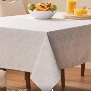 Toalha de Mesa Quadrada Lepper 4 lugares Copacabana 1,40X1,40 m