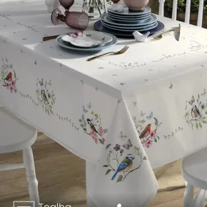 Toalha de Mesa Retangular 6 lugares Renova Jardim 1,40X2,10 m Döhler