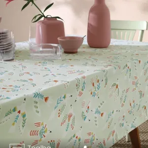 Toalha de Mesa Retangular Döhler 8 lugares Athenas Erica 1,60X2,50 m