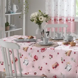 Toalha de Mesa Retangular Döhler 8 lugares Athenas Ivana 1,60X2,50 m