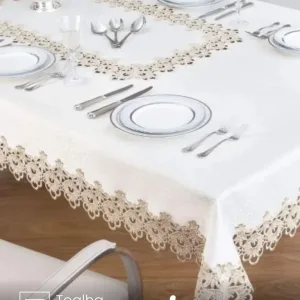Toalha de Mesa Retangular Jolitex 8 lugares Veneza 1,60X2,70 m