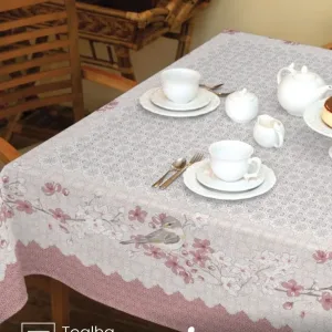 Toalha de Mesa Retangular Lepper 6 lugares Campos 1,40X2,20 m