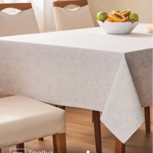 Toalha de Mesa Retangular Lepper 6 lugares Copacabana 1,40X2,20 m