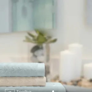 Toalha de Rosto Bouton Nobre Línea 50x80 cm