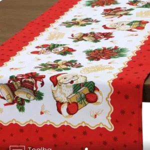 Trilho de Mesa Athenas Natal 111 medidas 35X1,00 m Döhler