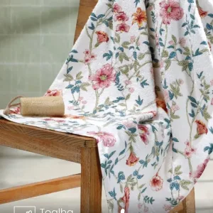 Toalha de Banho Döhler Prisma Fiorella Medindo 70X140 cm