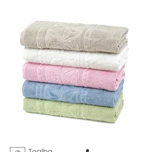 Toalha de Rosto Döhler Confort FJ7150 Medindo 50X90 cm