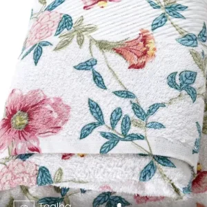 Toalha de Rosto Döhler Prisma Fiorella 50X80 cm