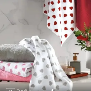 Toalha de Rosto Döhler Prisma Formosa 50X80 cm