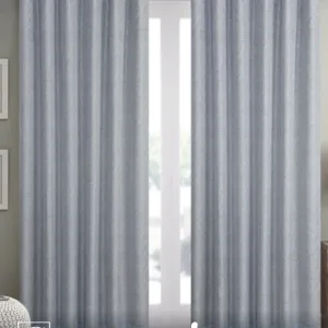 Cortina Voil Estampada com Forro Blackout Liso 4,50X2,50m Jolitex