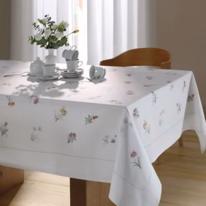 Toalha de Mesa Retangular 8 lugares Arabella Diana 1,60x2,70 m Döhler