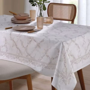 Toalha de Mesa Retangular 8 lugares Renova Íris 01 medidas 1,60x2,70 m Döhler
