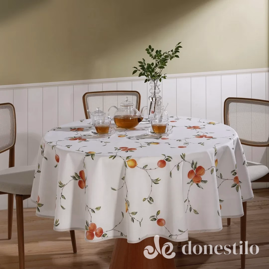 Toalha de Mesa Athenas Pessegos 1,60 M Dohler