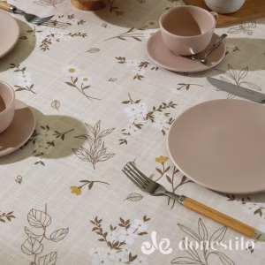 Toalha de Mesa Quadrada Athenas Esmeralda 1,40X1,40 m Döhler