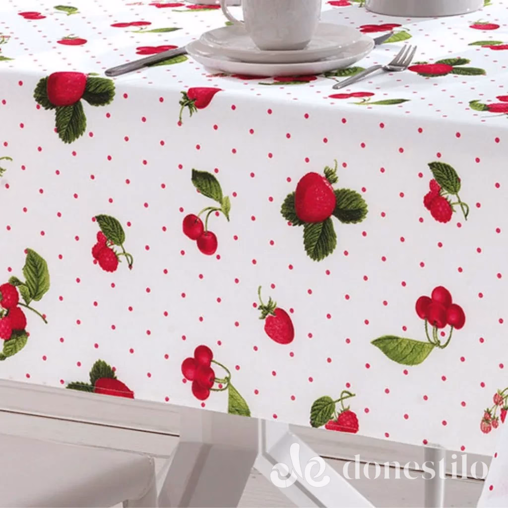 Toalha de Mesa Quadrada Athenas Iolanda 1,40X1,40 m Döhler