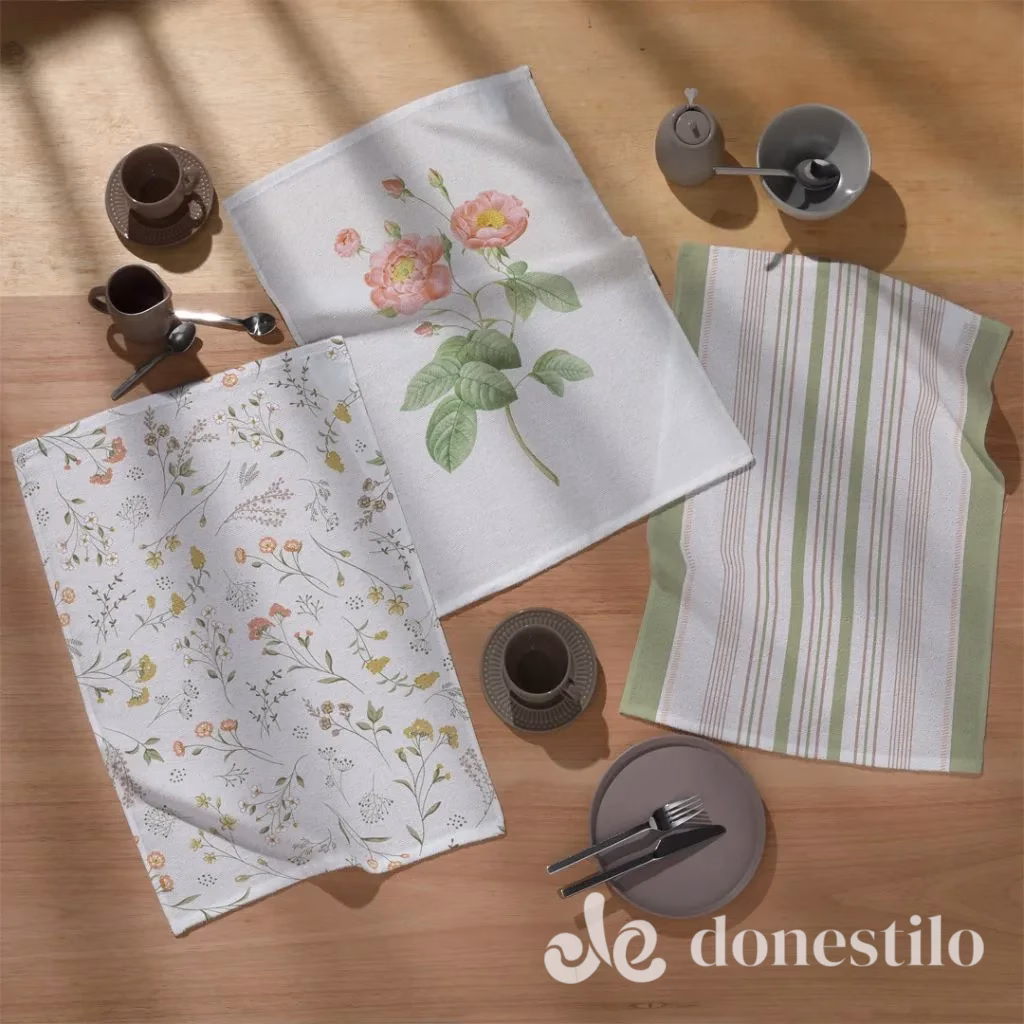 Pano de Copa Prata Florência 45X65 cm Döhler (1 peça)