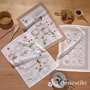 Pano de Copa Prata Hora Do Cafe 45X65 cm Döhler (1 peça)